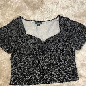 polka dot top